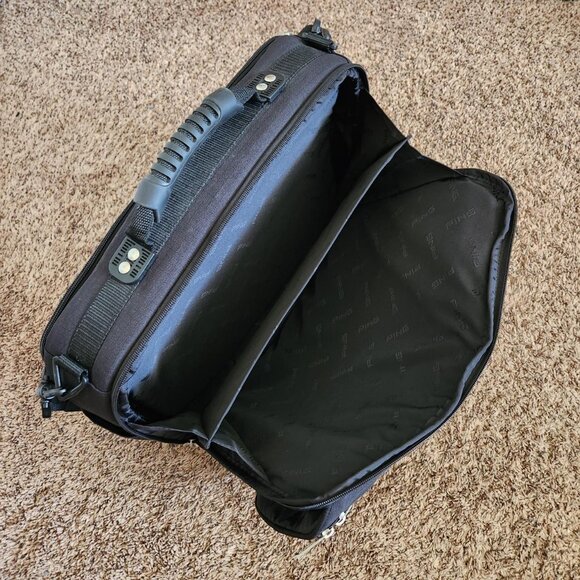 Ping Golf Messenger Laptop Bag Computer Briefcase Black Tote Adjustable Strap - Picture 4 of 8